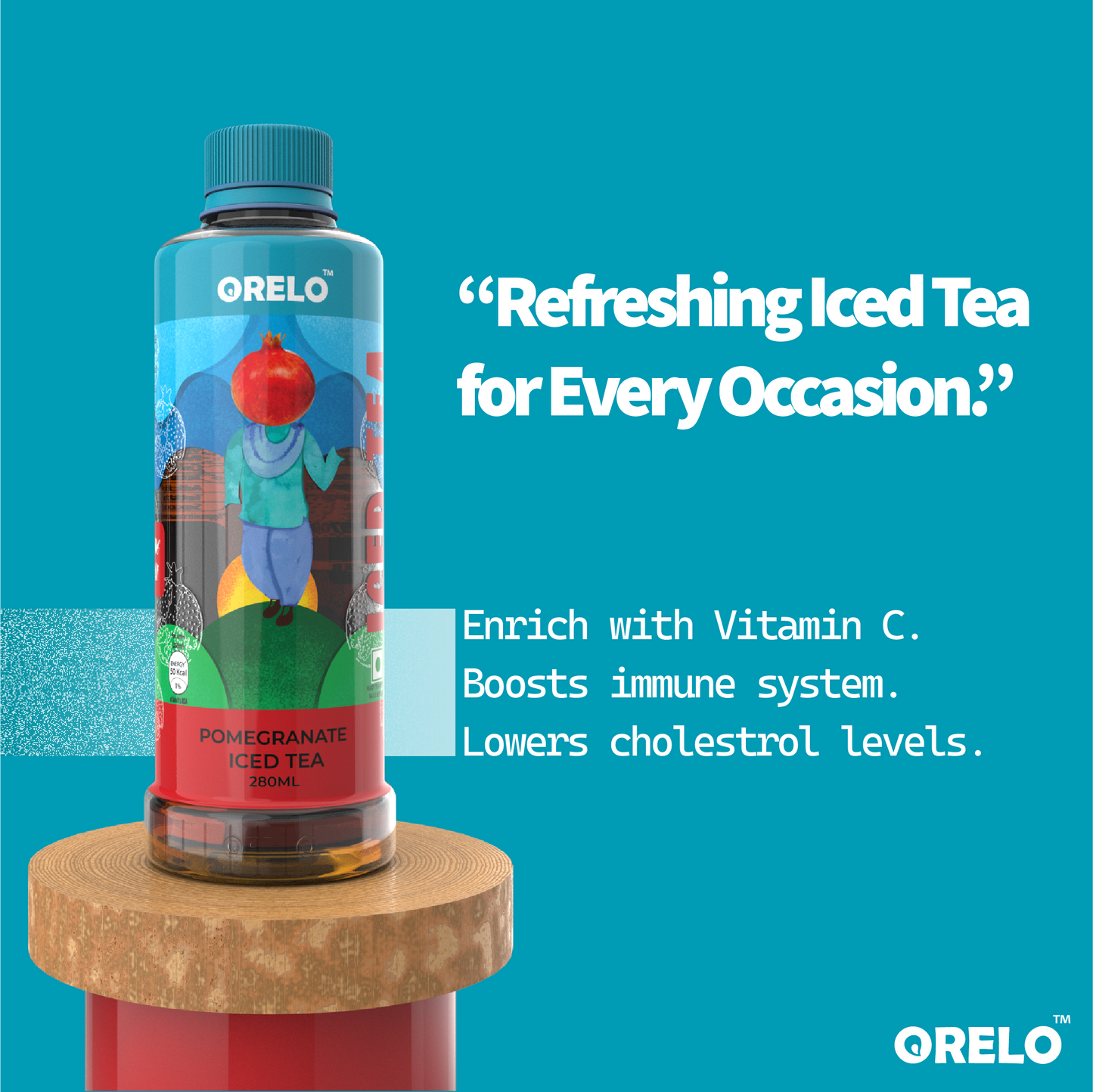 Orelo Iced Tea | Pomegranate Flavoured